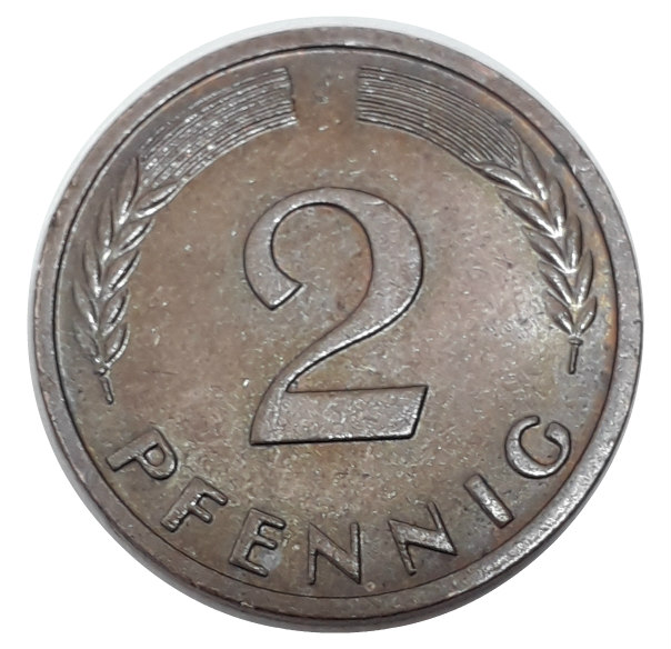 2 pfennig 1963